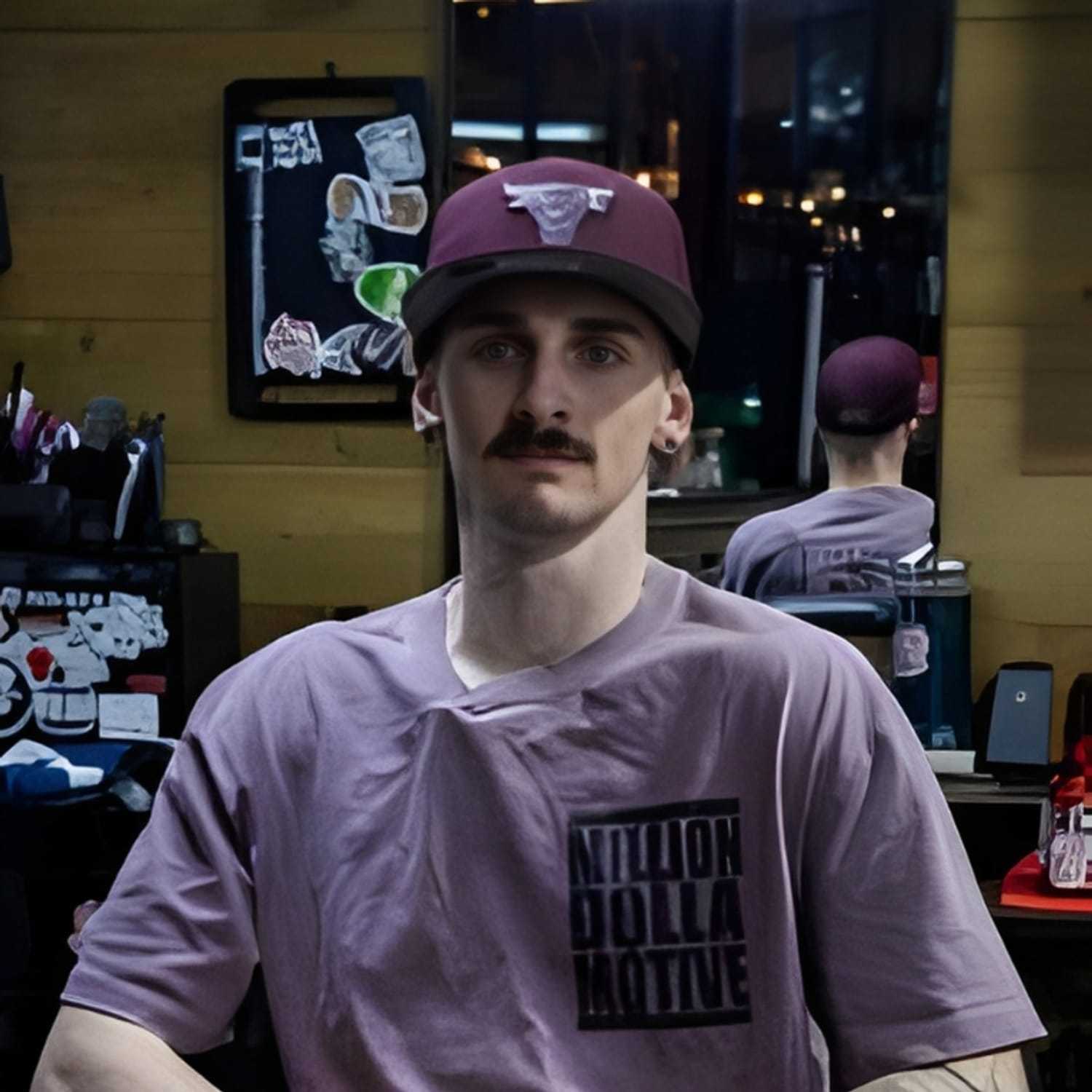 Portrait of Jordan Mcelwain, a professional stylist at Craft Studio, showcasing their expertise and style.