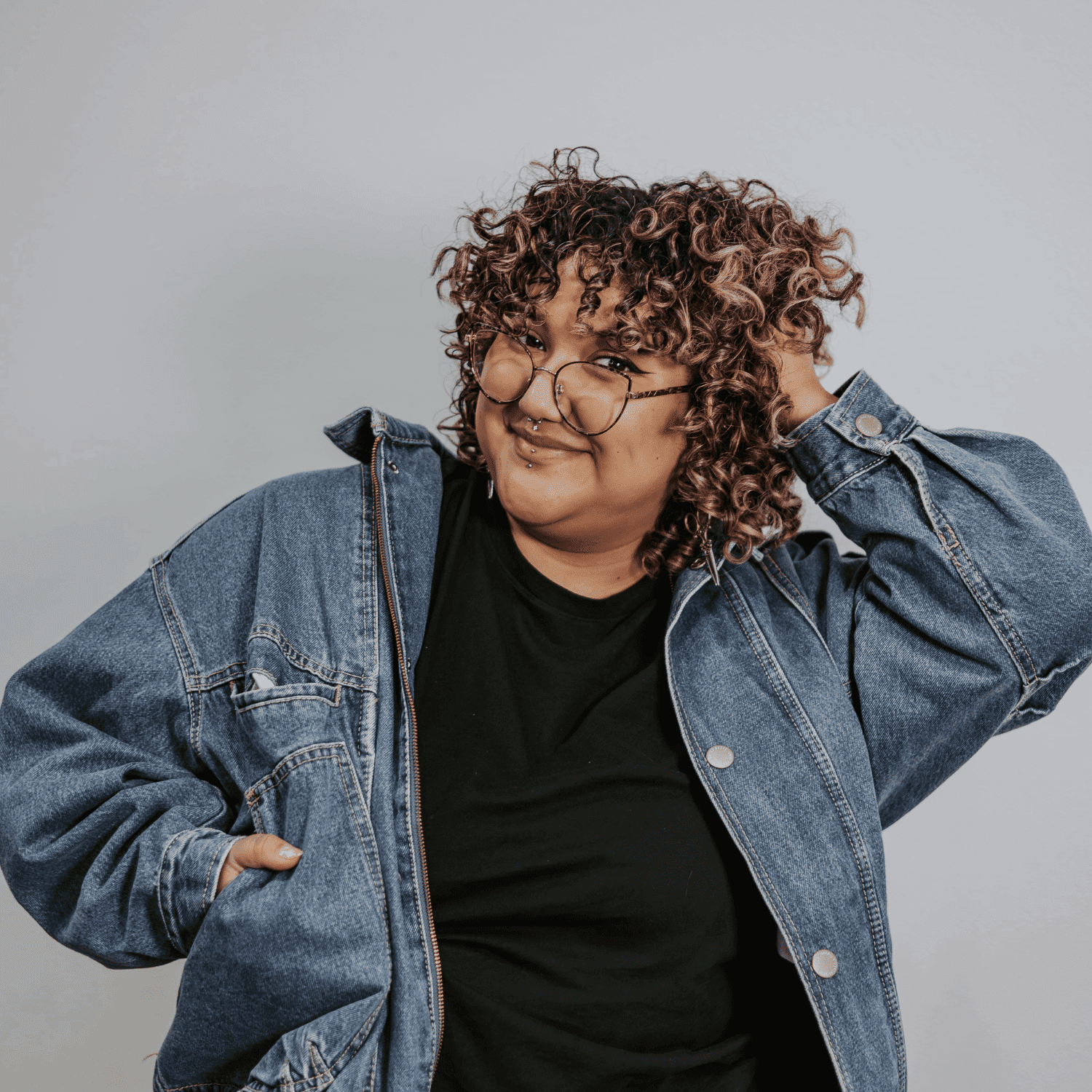 Portrait of Abby Gutierrez, a professional stylist at Craft Studio, showcasing their expertise and style.